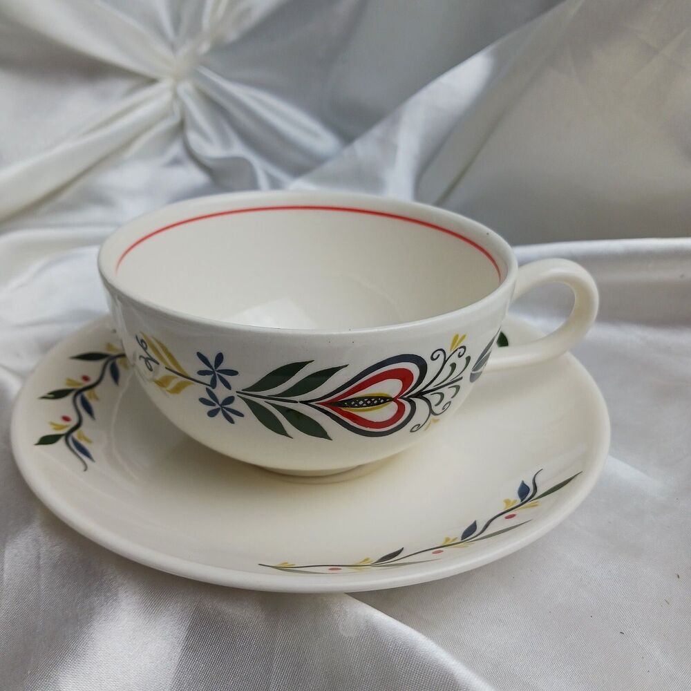 Homer Laughlin Rhythm American Provincial Cup & Saucer